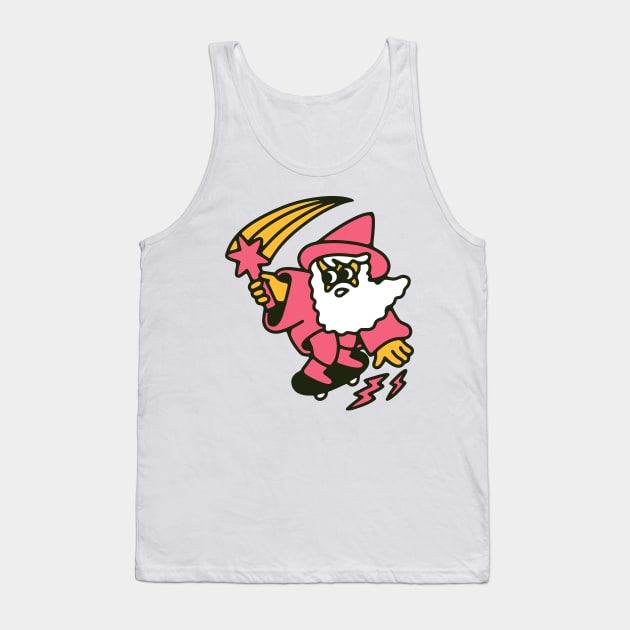 Skateboard Wizard Tank Top by obinsun